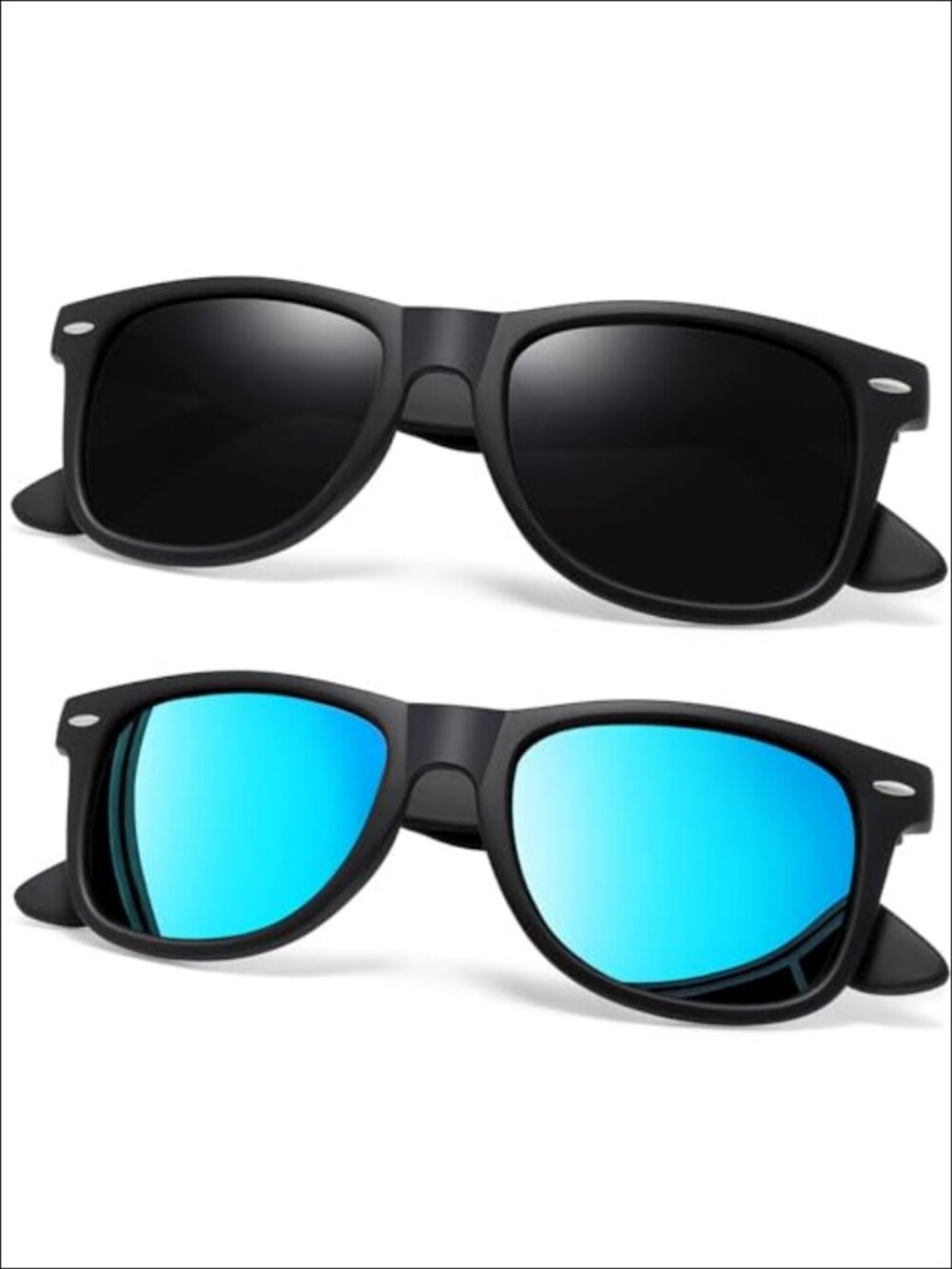 Square Polarized UV400 Sunglasses Resin Full Frame Unisex